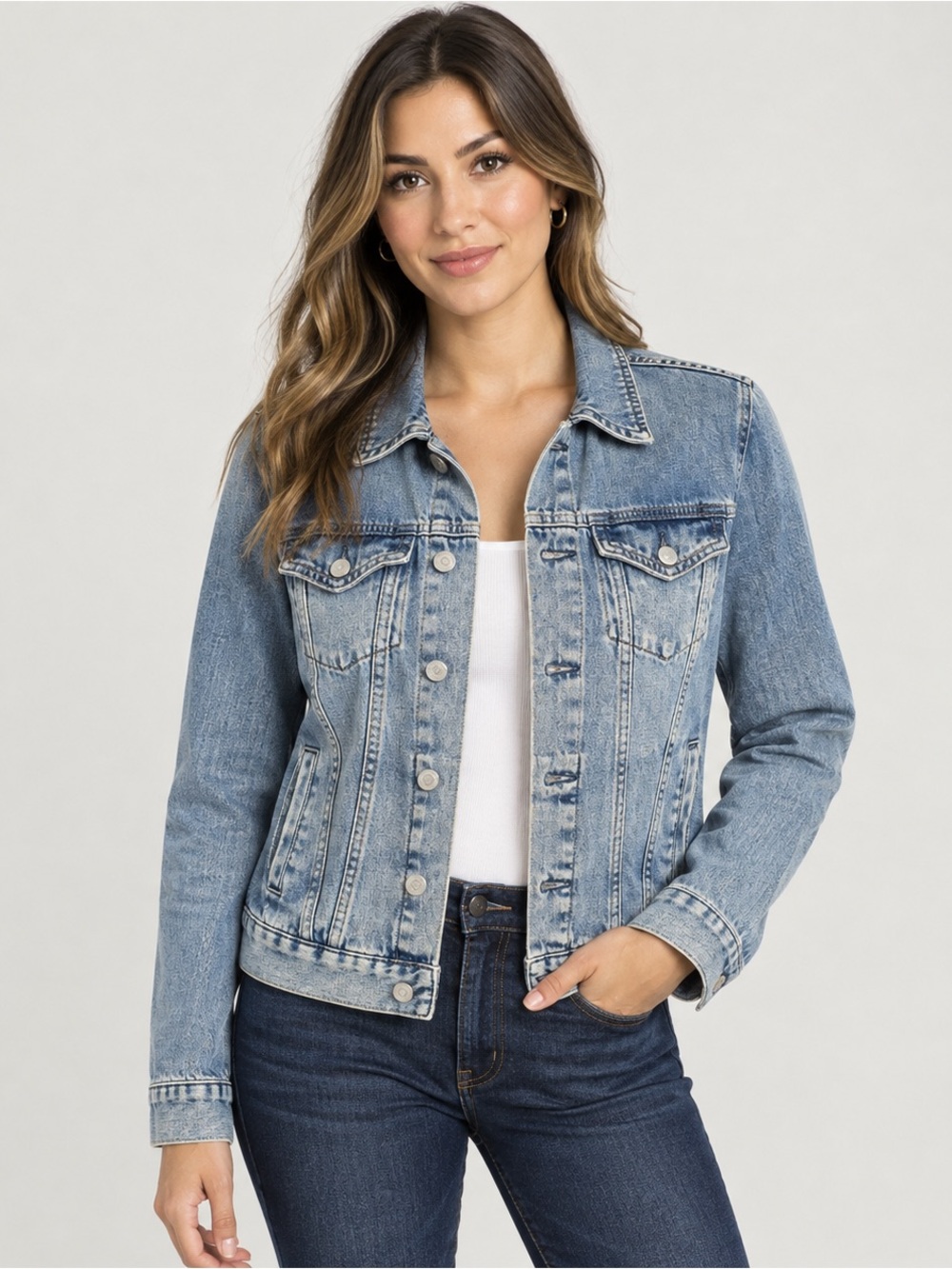 refuge Light Blue Denim Jean Jacket